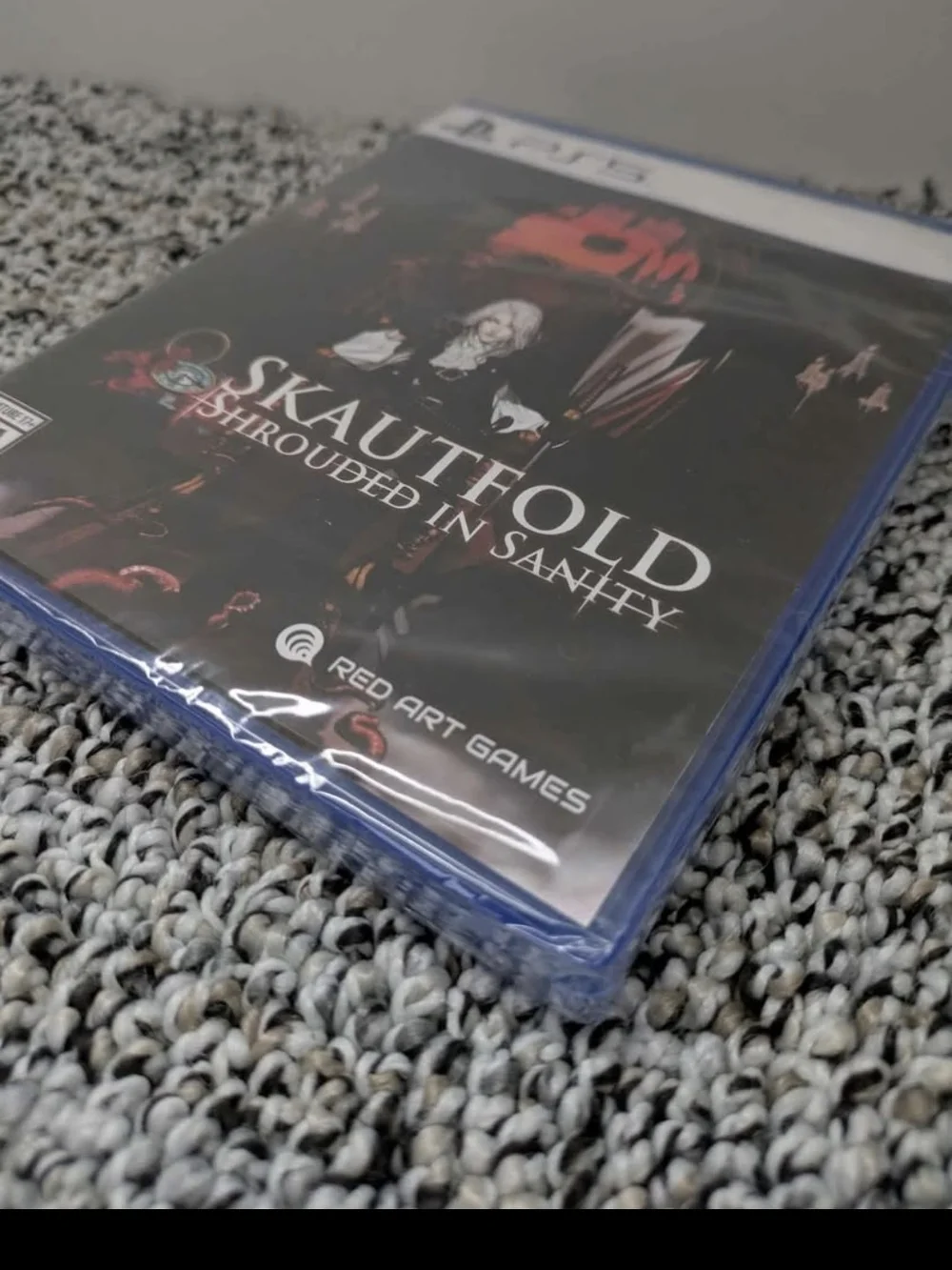 Sony PS5 Skautfold: Shrouded in Sanity - Black, White, Red